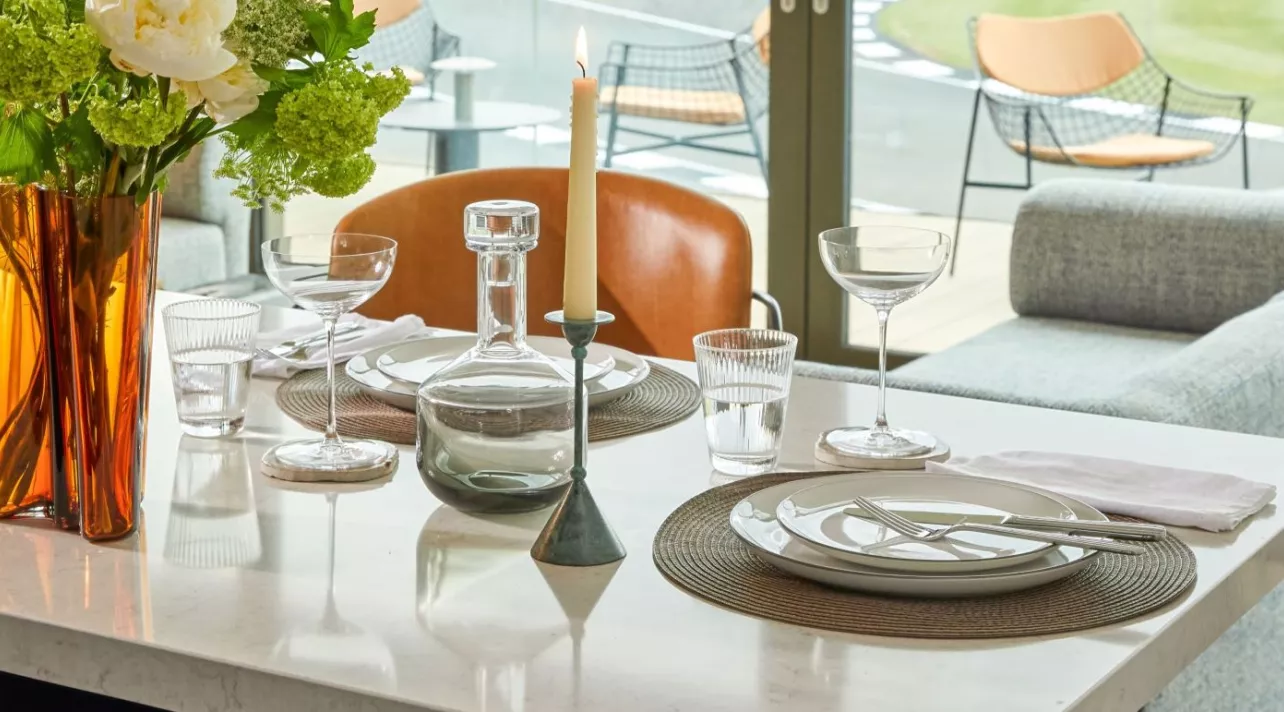 Kitchen and dining area