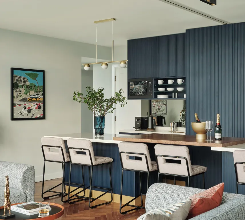Escapade Silverstone Kitchen & Living Area 
