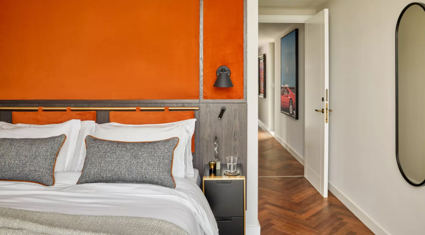 Bedroom Interior of Escapade Residence, with bed