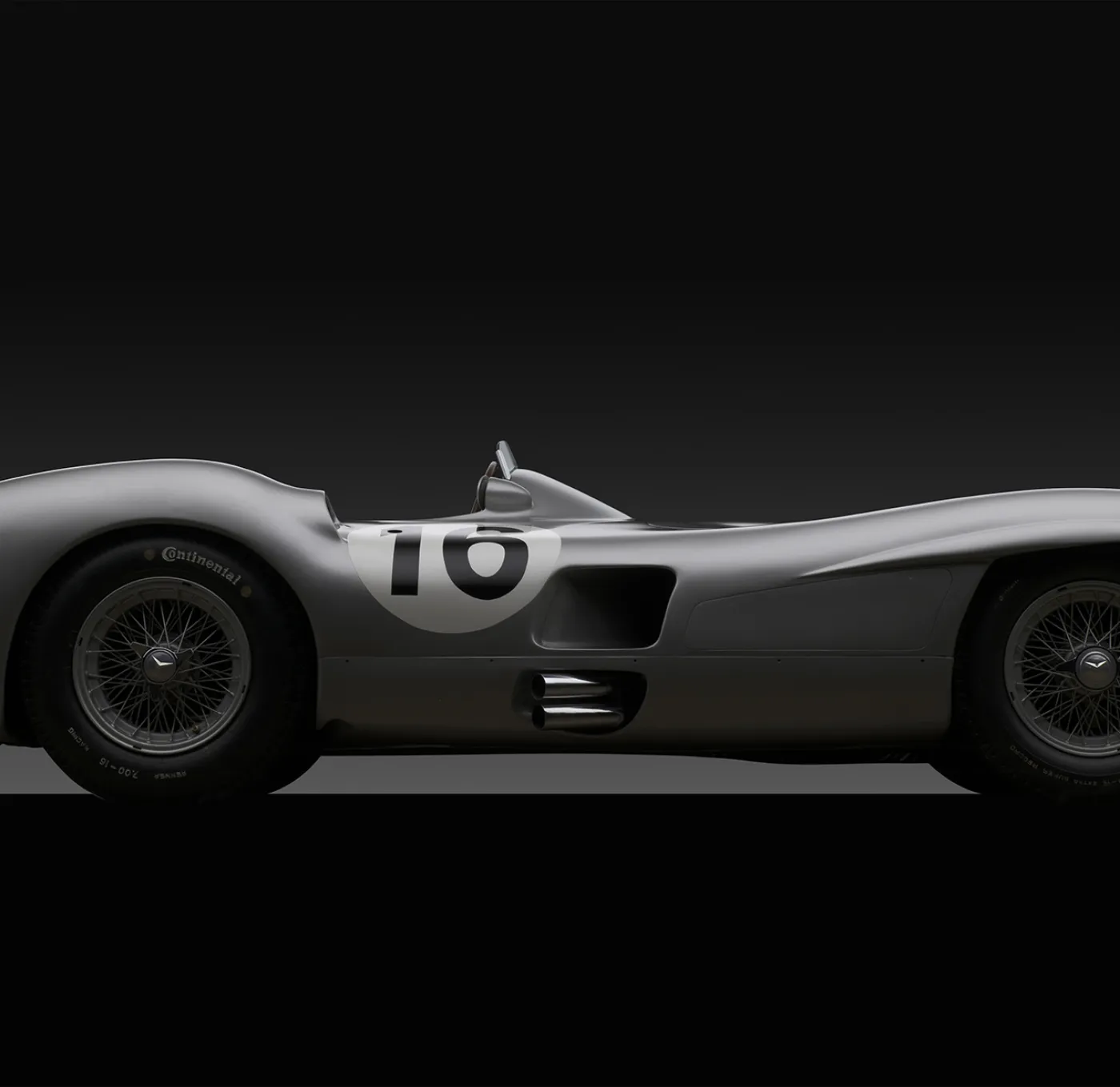 Bill Pack 1954 Mercedes W196 Streamliner