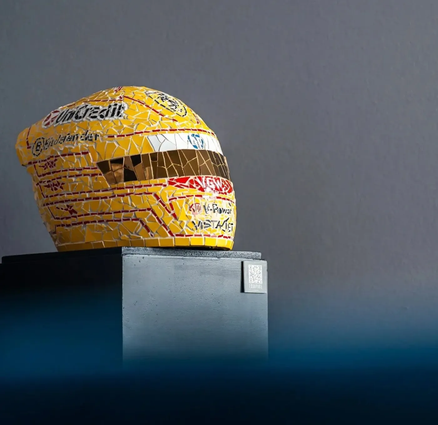 Dave O'Brien Lewis Hamilton Ceramic Helmet