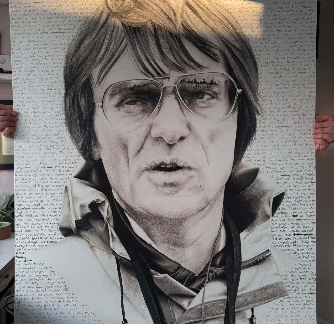 Portrait of Bernie Ecclestone - Emma Capener